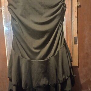 Black large prom dress